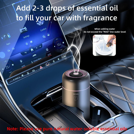 Humidificador De Aceites Esenciales Para Difusores De Aromaterapia Para Coche