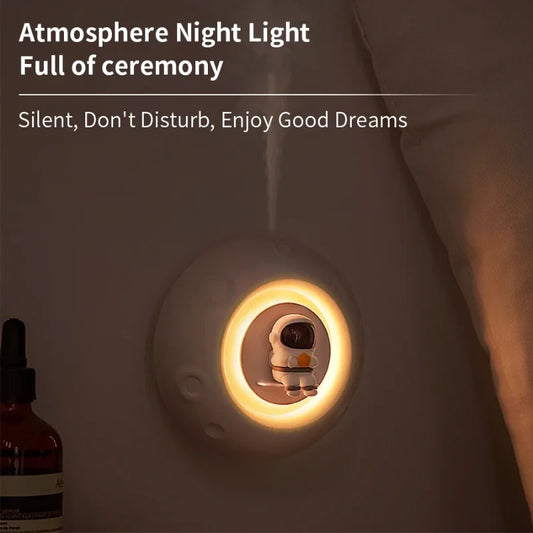 Astronaut Night Light Air Humidifier USB Mist Aromatherapy Water Diffuser with Led Light Astronaut Humidificador Lights 2024 New